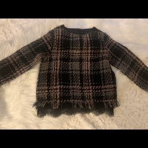 Zara XS Tweed long sleeve